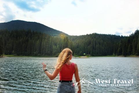 Озеро Синевир и водопад Шипот